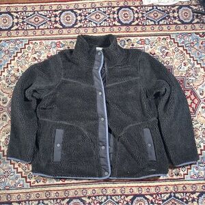 L.L. Bean Black Fleece Puffer Jacket Size 2X